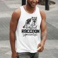 Raccoon Specialist Tank Top for Men - Vintage Design - Fun Gift