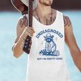 Cowboy Raccoon Meme Men's Tank Top | Quirky Humor Style
