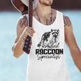 Raccoon Specialist Tank Top for Men - Vintage Design - Fun Gift