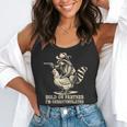 Vintage Raccoon Cowboy - Small Flowy Western Humor Tank