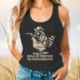 Vintage Raccoon Cowboy - Small Flowy Western Humor Tank