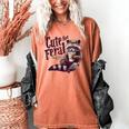 Women's Comfort Colors T-Shirt - Cute Raccoon Coffee Vintage Design Yam