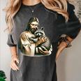 Jesus Hugging Raccoon - Vintage Women's Comfort Colors T-Shirt Pepper