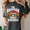 Raccoon's Lover Vintage Women's T-Shirt – Retro Comfort & Style Pepper