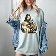 Jesus Hugging Raccoon - Vintage Women's Comfort Colors T-Shirt Bay