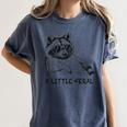 Raccoon Moon Women's T-Shirt - Cute Trash Panda Design Denim Raccoon Moon Women's T-Shirt - Cute Trash Panda Design Denim
