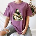 Jesus Hugging Raccoon - Vintage Women's Comfort Colors T-Shirt Moss