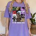 In My Feral Era Raccoon Women's T-Shirt | Funny Meme Style Violet