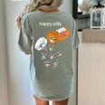 Raccoon Lover Women's T-Shirt - Happy Pills Back Print | Comfort Colors Bay