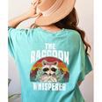 Raccoon Whisperer Women's T-Shirt - Vintage Retro Style for Animal Lovers Chalky Mint