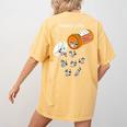 Raccoon Lover Women's T-Shirt - Happy Pills Back Print | Comfort Colors Mustard