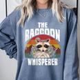 Raccoon's Lover Sweatshirt - Vintage Retro Unisex | Comfort Colors Blue Jean