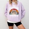 Raccoon's Lover Sweatshirt - Vintage Retro Unisex | Comfort Colors Orchid