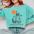 Retro 90s Raccoon Sweatshirt - Everyday Adventure | Comfort Colors Chalky Mint Retro 90s Raccoon Sweatshirt - Everyday Adventure | Comfort Colors Chalky Mint