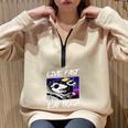 Live Fast Eat Trash Sweatshirt - Cotton Blend Oversized for Adults Sand Live Fast Eat Trash Sweatshirt - Cotton Blend Oversized for Adults Sand