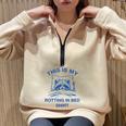 Raccoon Meme Sarcastic Oversized Half-Zip Sweatshirt - Cozy Humor Sand Raccoon Meme Sarcastic Oversized Half-Zip Sweatshirt - Cozy Humor Sand