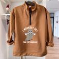 Raccoon Trash Panda Oversized Half-Zip Sweatshirt - Gym Companion Brown Raccoon Trash Panda Oversized Half-Zip Sweatshirt - Gym Companion Brown