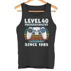 1985 Birthday Man 40Th Decoration 40S 40Th Birthday Tank Top