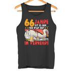 66 Jahre Ist Es Her 66 Birthday S Tank Top