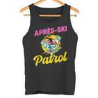 80S Retro Apres-Ski Patrol Wear 90S Skiing Tank Top