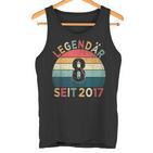 8Th Birthday Legendary Since 2017Intage 8 Years Old Tank Top