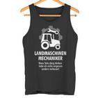 Agricultural Machinery Mechanic Tractor Farmer Tank Top