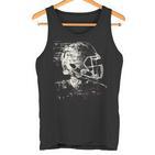 American Football Helmet Linemen Tank Top