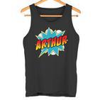 Arthur Name Comic Book Superheroes For Boys Tank Top