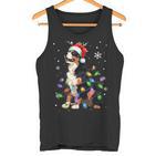 Bernese Mountain Dog Christmas Jumper Xmas Lights Tank Top