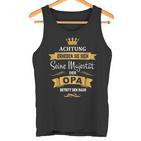 Best Grandpa  Birthday King Majesty Crown Tank Top