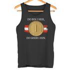 Do Bin I Her Austria Schilling Austrian Flag Tank Top