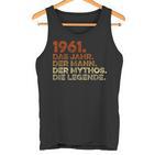 Birthday intage 1961 Man Myth Legend Tank Top