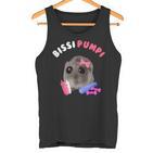 Bissi Pumpi Sad Hamster Cute Hamstie Memes Hamster Tank Top