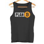 Bitcoin Plan B Cryptocurrency Investor Btc Merchant Tank Top