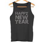 Bling Happy New Year New Year's Eve Tank Top