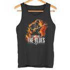 Blues Music Guitar For Guitaristsintage Tank Top