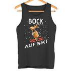 Bock Auf Ski Lustiger Skifahrer Skier Ski Spruch Wortwitz Tank Top