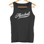 Boys First Name Marshall  Idea Tank Top