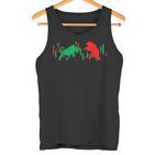 Bulls Bear Stock Exchange Investor Wall Street S Tank Top