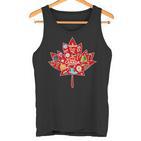 Canada Maple Travel Canadian Elements  Tank Top