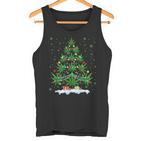 Cannabis Christmas Tree Marijuana Tank Top