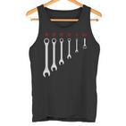 Car Mechanic Wrench Tool  Tank Top