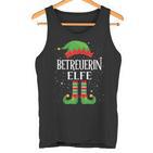 Caregiver Elf Outfit Christmas Family Elf Christmas Tank Top