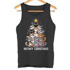 Cat Christmas Cat Christmas Tank Top