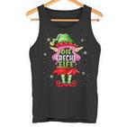 Cheeky Elf Outfit Christmas Family Christmas Tank Top