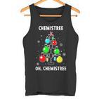 Chemistree Oh Chemistree Science Christmas Chemistry Tank Top