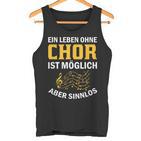 Choir Chor Ladder Choir Singerocal Chorprobe Singing  Tank Top