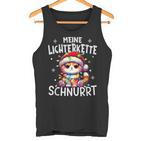 Christmas Cat My Fairy Lights Purrs Fun Tank Top