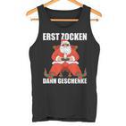 Christmas And Gaming Tank Top