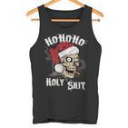 Christmas Santa Skull Rocker Tank Top